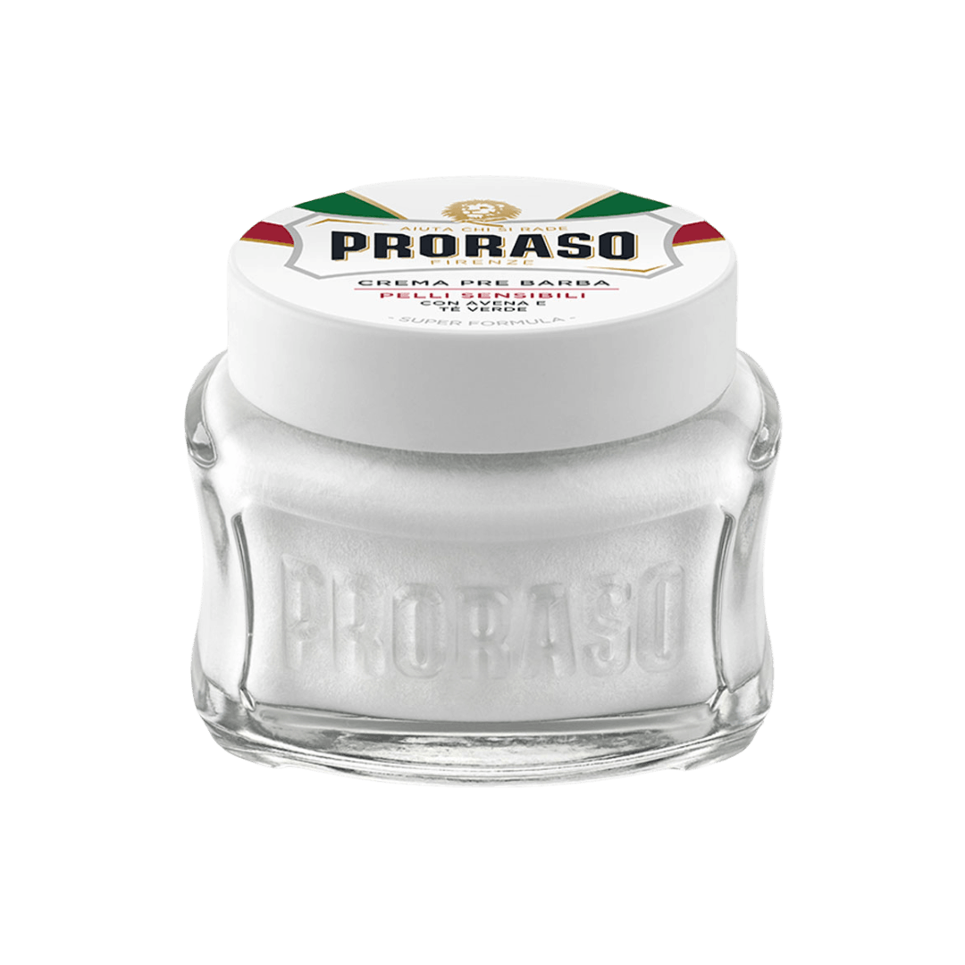 PRORASO PRE-SHAVE CREAM КРЕМ ДО БРИТЬЯ С ЗЕЛЕНЫМ ЧАЕМ И ОВСОМ 